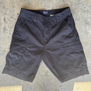 Men's Black Cargo Shorts